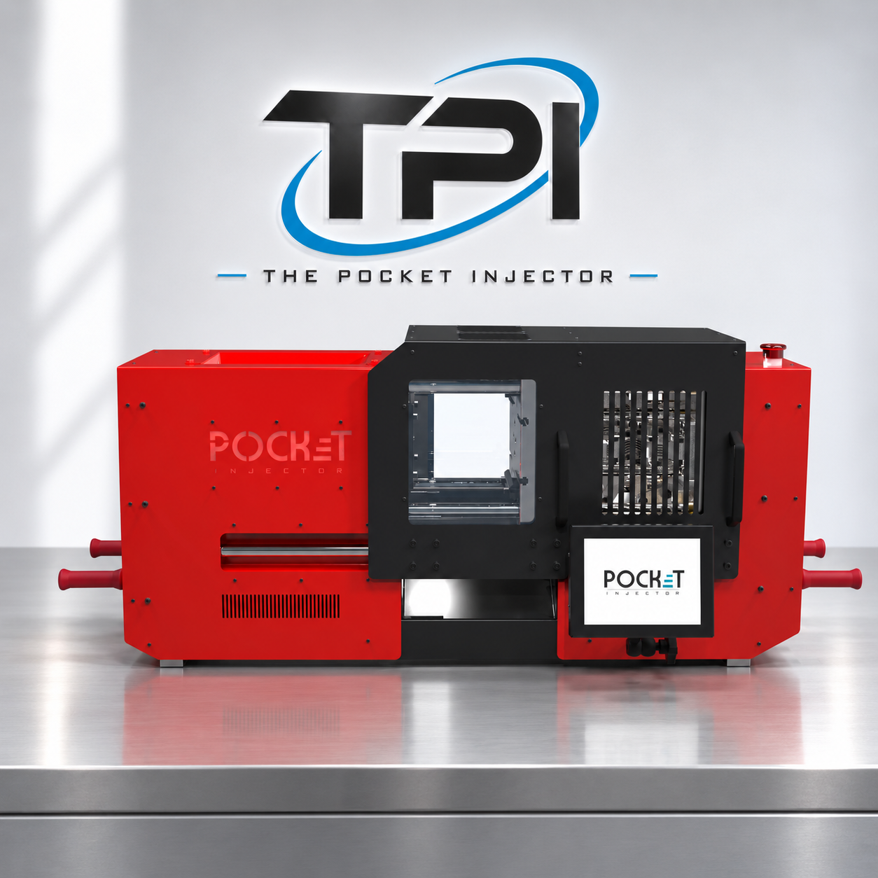 TPI-Pro en vista frontal con rótulo corporativo